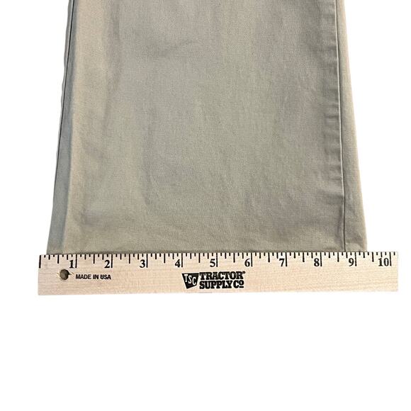 SO Cream Beige Wide Flare Straight Leg Chino Pants Juniors 7 Y2K Preppy Retro - Picture 8 of 10